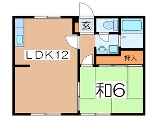 ハイツスズキの物件間取画像